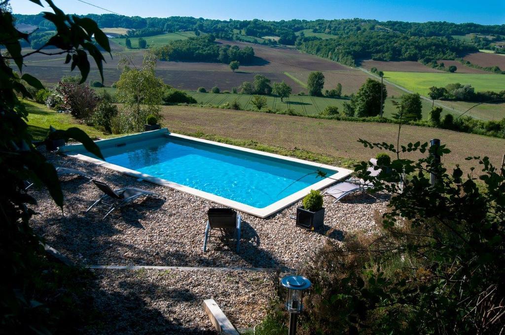 Auberge Du Canabal Lauzerte Exterior foto